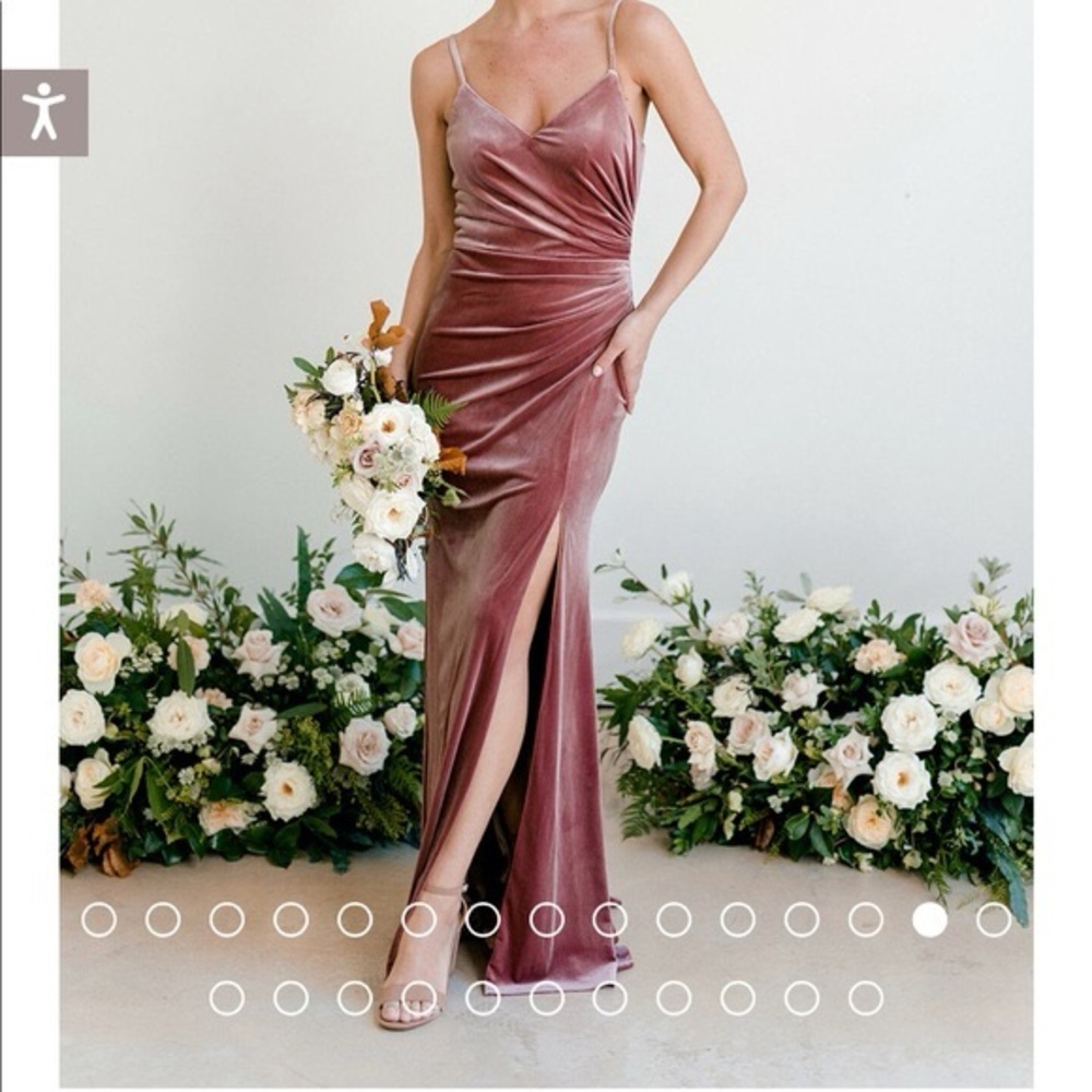 Velvet Terracotta Dress